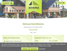 Tablet Screenshot of hotelbohemia.cz